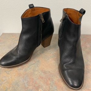 Madewell women’s black The Billie Boot size 9
